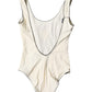 Dolce & Gabbana White Black Logo One Piece Beachwear Swimwear