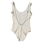 Dolce & Gabbana White Black Logo One Piece Beachwear Swimwear