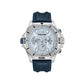 Police Blue Artificial Leather Watch