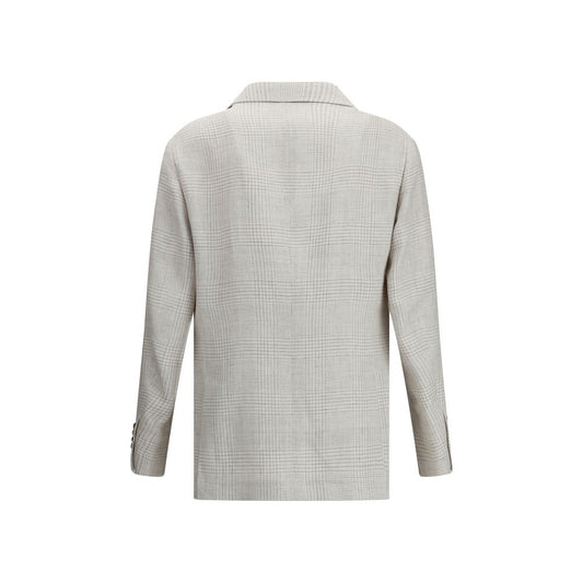 Brunello Cucinelli Check pattern linen Blazer