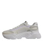 Dolce & Gabbana White Daymaster Low Top Sneakers Shoes