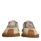 Dolce & Gabbana Multicolor Lace Up Low Top NS1 Sneakers Shoes