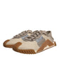 Dolce & Gabbana Multicolor Lace Up Low Top NS1 Sneakers Shoes