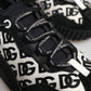 Dolce & Gabbana Black Logo Lace Up Low Top NS1 Sneakers Shoes