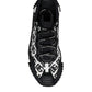 Dolce & Gabbana Black Logo Lace Up Low Top NS1 Sneakers Shoes