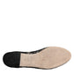 Dolce & Gabbana Black Taormina Lace Slip On Flats Shoes