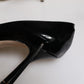 Dolce & Gabbana Black Patent Leather High Heels Pumps Shoes