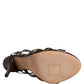 Dolce & Gabbana Bordeaux Ankle Strap Heels Sandals Shoes