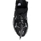 Dolce & Gabbana Black Mesh Sorrento Trekking Sneakers Shoes