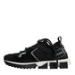 Dolce & Gabbana Black Mesh Sorrento Trekking Sneakers Shoes