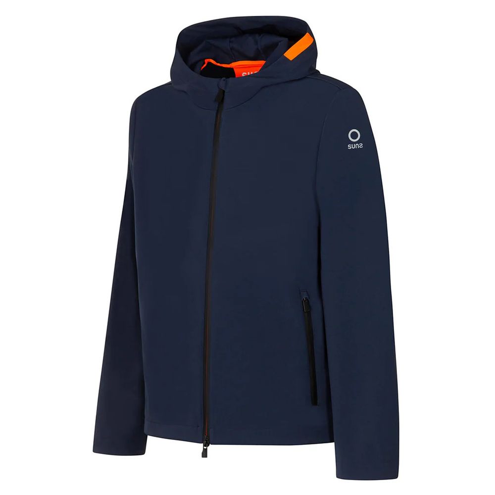 Suns Blue Polyester Men's Jacket