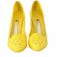 Dolce & Gabbana Yellow Crystal Heels CINDERELLA Shoes