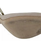Elisabetta Franchi Beige Linen Ankle Strap High Heels Shoes