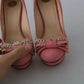 Elisabetta Franchi Pink Bow Stiletto Heel Pumps Shoes