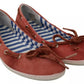 Pantofola D'Oro Coral Suede Lace Bow Loafers Ballet Flat Shoes