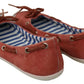 Pantofola D'Oro Coral Suede Lace Bow Loafers Ballet Flat Shoes