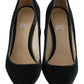 Ovyé Gray Velvet Dress Stiletto Pumps Shoes