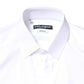 Dolce & Gabbana White GOLD Cotton Long Sleeves Dress Shirt