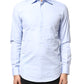 Dolce & Gabbana Light Blue Cotton Long Sleeves Dress Shirt
