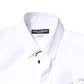Dolce & Gabbana White Cotton Peacock Feather GOLD Formal Shirt