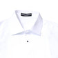 Dolce & Gabbana White Cotton Poplin Bib Formal Dress Shirt