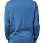 Dolce & Gabbana Blue Cashmere Crown V-neck Pullover Sweater