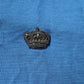 Dolce & Gabbana Blue Cashmere Crown V-neck Pullover Sweater