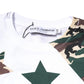 Dolce & Gabbana White Camouflage Stars Crew Neck T-shirt
