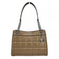 Michael Kors Susan Medium Chain Shoulder Tote Bag Driftwood
