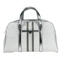 Michael Kors Travel Extra Large PVC Top Zip Weekender Luggage Bag Optic White