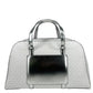Michael Kors Travel Extra Large PVC Top Zip Weekender Luggage Bag Optic White