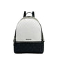 Michael Kors Rhea Medium PVC Backpack Bookbag Optic White Multi