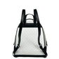 Michael Kors Rhea Medium PVC Backpack Bookbag Optic White Multi