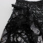 Dolce & Gabbana Sequined High Waist Designer Mini Shorts