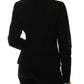 Dolce & Gabbana Black Nylon Net Blazer Jacket