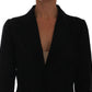 Dolce & Gabbana Black Nylon Net Blazer Jacket