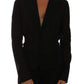 Dolce & Gabbana Black Nylon Net Blazer Jacket