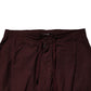 Dolce & Gabbana Maroon Cotton Cargo Jogger Sweatpants Pants