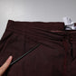 Dolce & Gabbana Maroon Cotton Cargo Jogger Sweatpants Pants