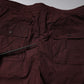 Dolce & Gabbana Maroon Cotton Cargo Jogger Sweatpants Pants