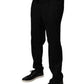 Dolce & Gabbana Black Wool Jogger Sweatpants Pants