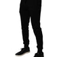 Dolce & Gabbana Black Cotton Jogger Sweatpants Pants