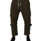 Dolce & Gabbana Brown Cotton Stretch Cargo Pants