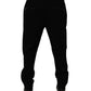 Dolce & Gabbana Black Wool Stretch Jogger Pants