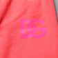 Dolce & Gabbana Neon Red Cotton Jogger Men Sweatpants Pants