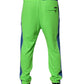 Dolce & Gabbana Green Blue Jogger Sweatpants Pants