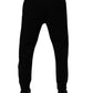 Dolce & Gabbana Black Cotton Blend Men Jogger Sweatpants Pants