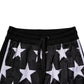 Dolce & Gabbana Black White Stars Jogger Men Sweatpants Pants