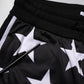 Dolce & Gabbana Black White Stars Jogger Men Sweatpants Pants
