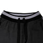 Dolce & Gabbana Black Gray Cotton Layered Men Sweatpants Pants